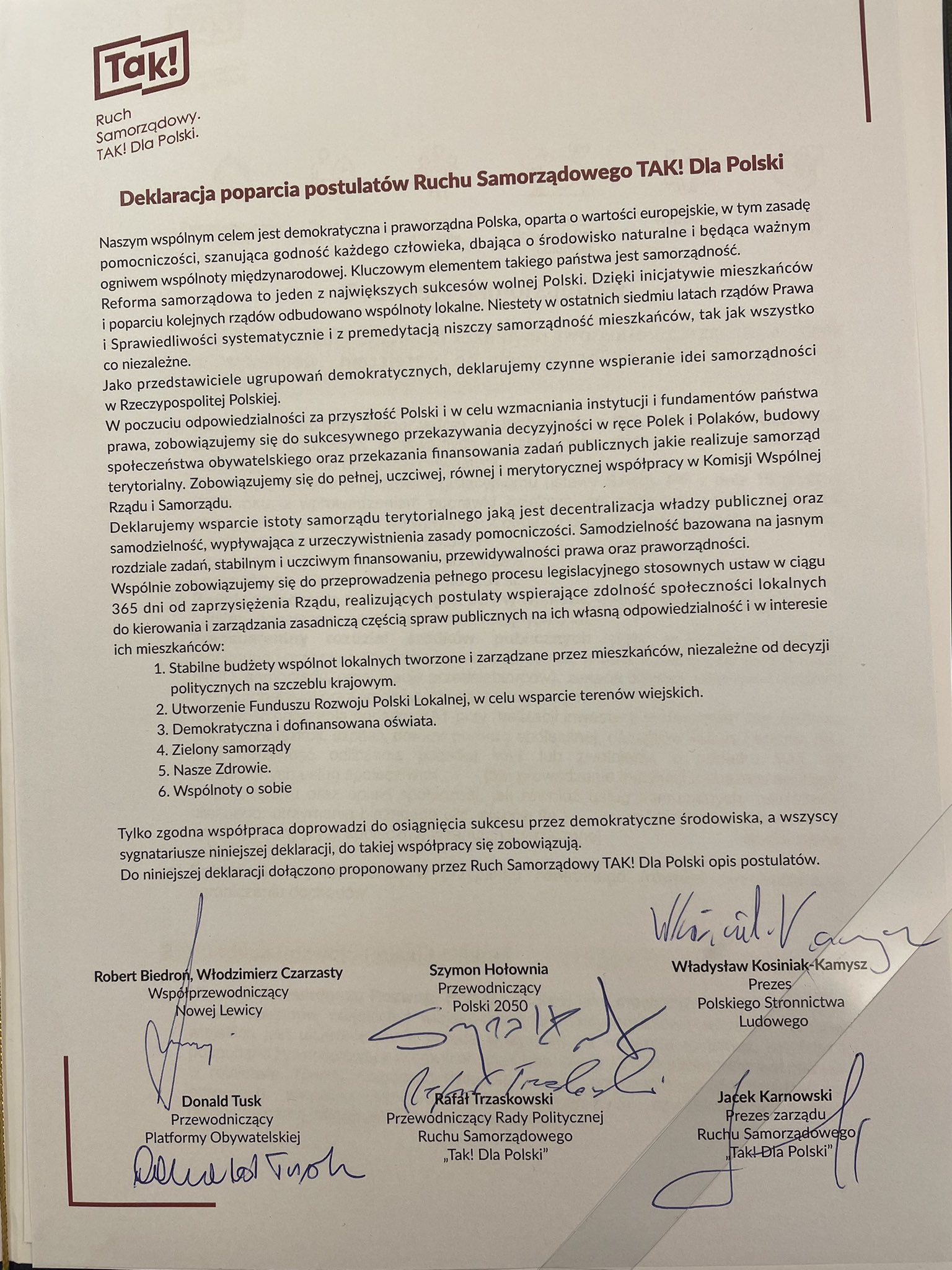 samorzady deklaracja 250522